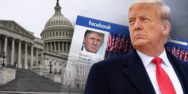 Former President Donald Trump may have his Facebook and Instagram accounts reinstated this month.  (Al Drago/Bloomberg via Getty Images)