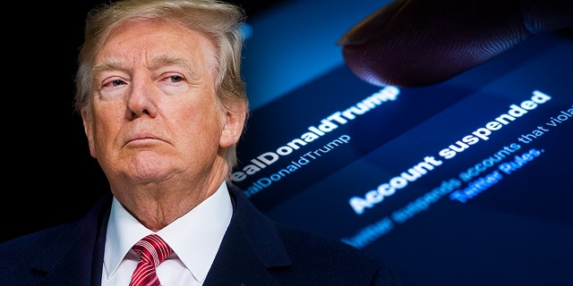 Twitter twisted its rules, ignoring many leaders' objections by banning Trump 2 BERLIN, GERMANY - JANUARY 09: A person tabs on the suspended Twitter account of Donald Trump, President of the United States of America on January 09, 2021, in Berlin, Germany. US microblogging and social networking service Twitter suspended Trump after his fans stormed the US Capitol in Washington and to prevent further incitement to violence.
