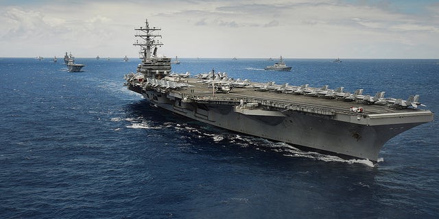 The USS Ronald Reagan in 2014.