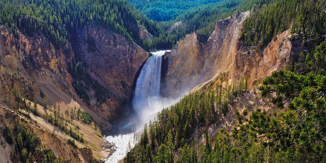 Yellowstone Falls — Grand Canyon of the Yellowstone — in Yellowstone National Park. (iStock)