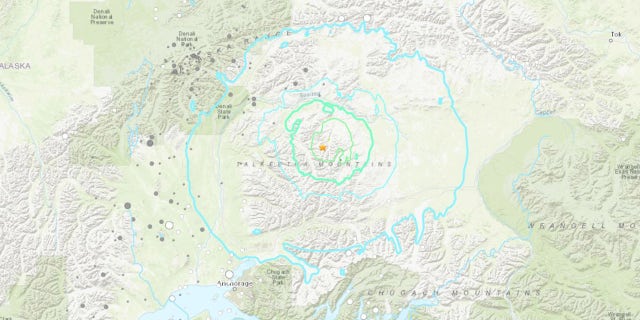 The magnitude 6.1 quake originated at a depth of 27 miles under the Talkeetna Mountains, oor 100 miles north of Anchorage.
