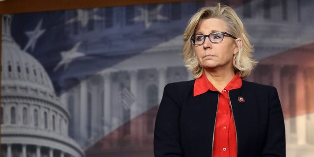 WASHINGTON, DC - FEBRUARY 13: House Republican Conference Chair Rep. Liz Cheney (R-WY) attends a news conference following a GOP caucus meeting at the U.S. Capitol Visitors Center February 13, 2019 in Washington, D.C. (Photo by Chip Somodevilla/Getty Images)