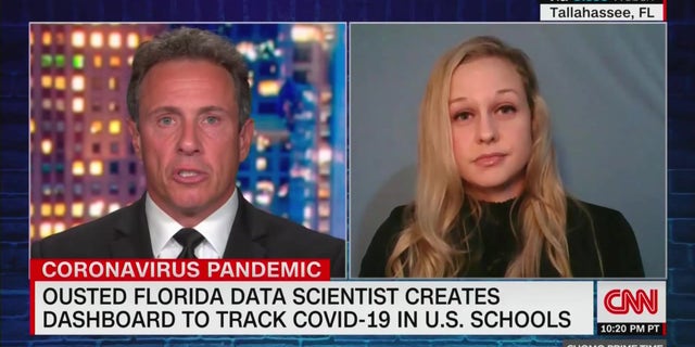 Rebekah Jones was a regular guest on CNN’s since-canceled "Cuomo Prime Time."