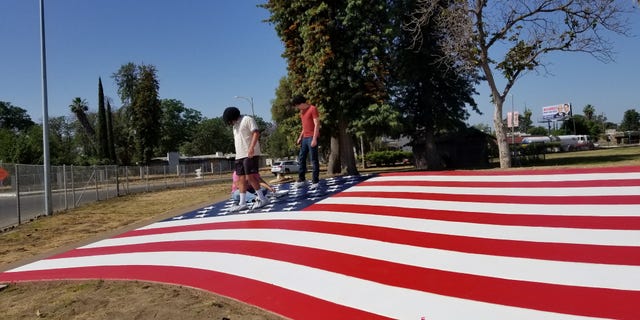 The finished product is much more vibrant thanks to Juvet's Eagle Scout project.