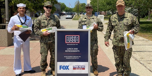 Feed the Crew event at Naval Submarine Base New London