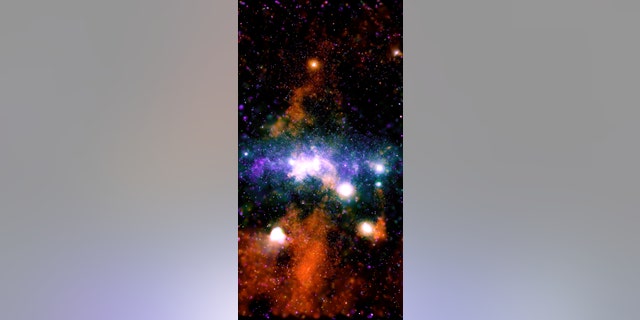 Massachusetts' Chandra X-ray observatory's view of the Milky Way's Galactic Center.