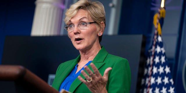 Energy Secretary spokeswoman Jennifer Granholm told Fox News Digital earlier that the minister "has always spelled out the administration's efforts to make electric vehicles cheaper to buy so more Americans can access the economic and climate benefits that electric vehicles offer."(AP Photo/Evan Vucci)