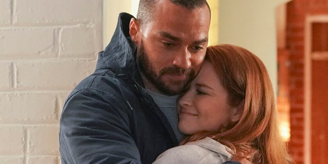 In Thursday's episode of ‘Grey’s Anatomy,' Jackson reunites with his ex-wife, April Kepner (Sarah Drew).