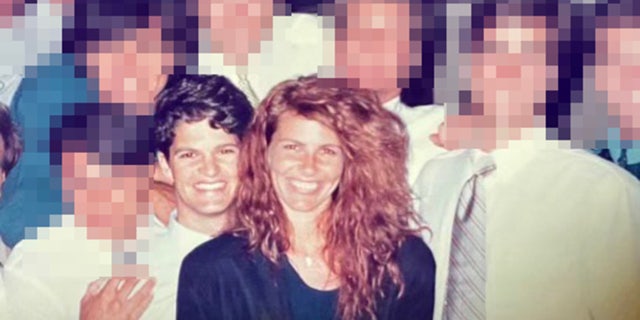 In this 1988 photo, Tawny Kitaen visits her younger brother, Jordan Kitaen, at UCLA during his college years.