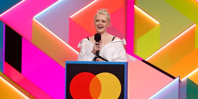 Actor Maisie Williams on stage during The BRIT Awards 2021 at The O2 Arena on May 11, 2021 in London, England. (Photo by JMEnternational/JMEnternational for BRIT Awards/Getty Images)