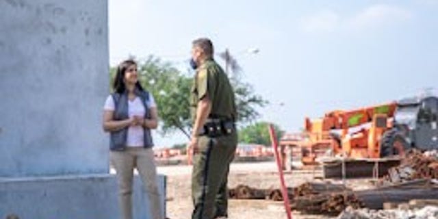 Rep. Nicole Malliotakis at the border along Texas' Rio Grande Valley.
