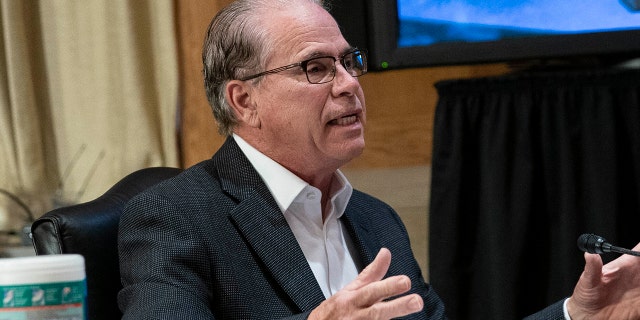 Sen. Mike Braun, R-Ind., is leading a bipartisan disapproval resolution. (Sarah Silbiger/Pool via AP)