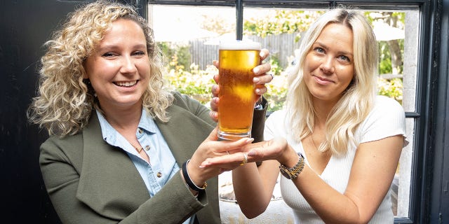 The Packhorse pub in England auctioned off the first beer poured inside the premises for over a year.