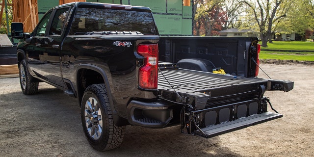 The Multi-Flex tailgate is available on the 2022 Chevrolet Silverado HD