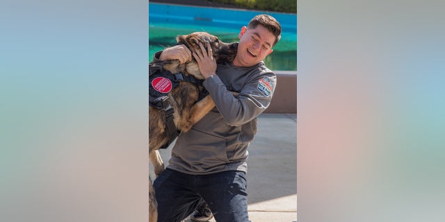 Retired U.S. Army Specialist Mike Steponovich and Popeye