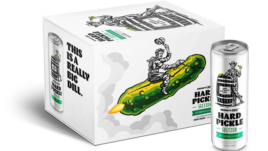 Pickle-flavored hard seltzer is April Fools’ joke come to life