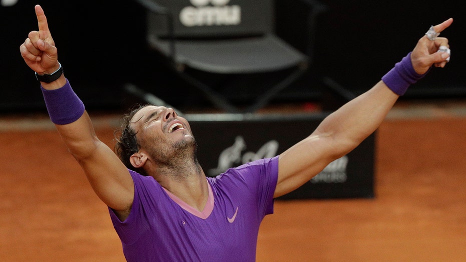 Nadal beats a tired Djokovic for 10th Italian Open title