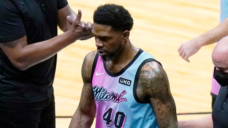 Heat’s Udonis Haslem ejected from game nearly 3 minutes into his first appearance of season