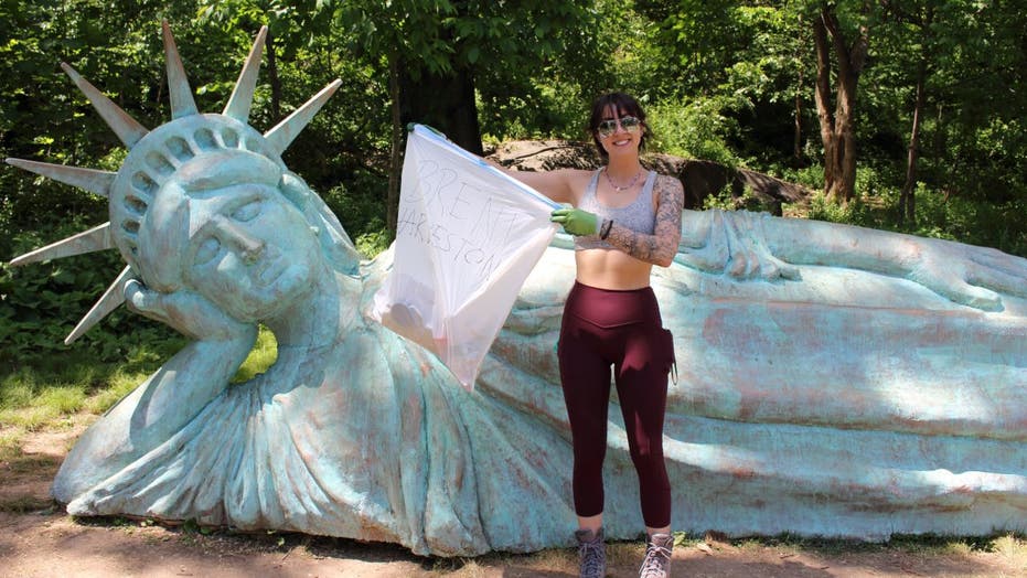 Stefani Shamrowicz, mujer de Colorado, pasa sus vacaciones cruzando Estados Unidos limpiando basura