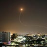 Rockets launched from the Gaza Strip toward the Israel, May 11, 2021. (REUTERS/Amir Cohen)