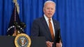 President Joe Biden walks away after talking about the May jobs report from the Rehoboth Beach Convention Center in Rehoboth Beach, Del., Friday, June 4, 2021. (AP Photo/Susan Walsh)