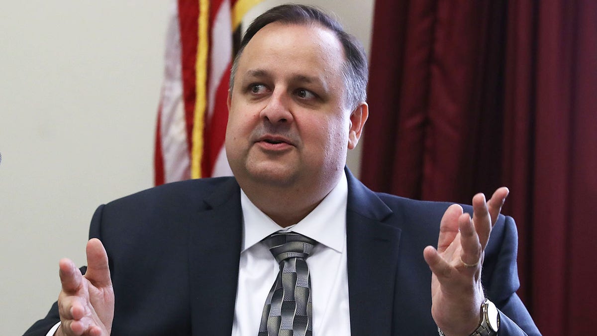 Walter Shaub, former director of the Office of Government Ethics, participates in a briefing on about President Trump's refusal to divest his businesses and the administration's delay in disclosing ethics waivers for appointees, on Capitol Hill November 1, 2017 in Washington, DC.  
