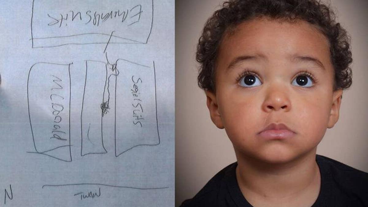 Terrell Rhodes drew a map to the location of Amari Nicholson's body, police say