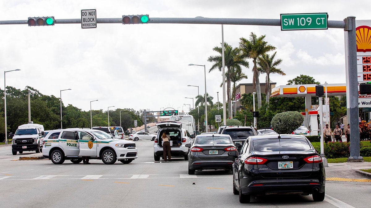 Three people are dead and at least five others injured following a shooting at a Florida graduation party, the latest in a string of such violence in the Miami area, police said Sunday.  (Daniel A Varela/Miami Herald via AP)