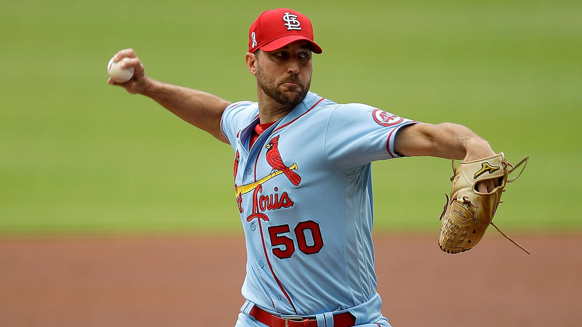 Adam Wainwright on the mound