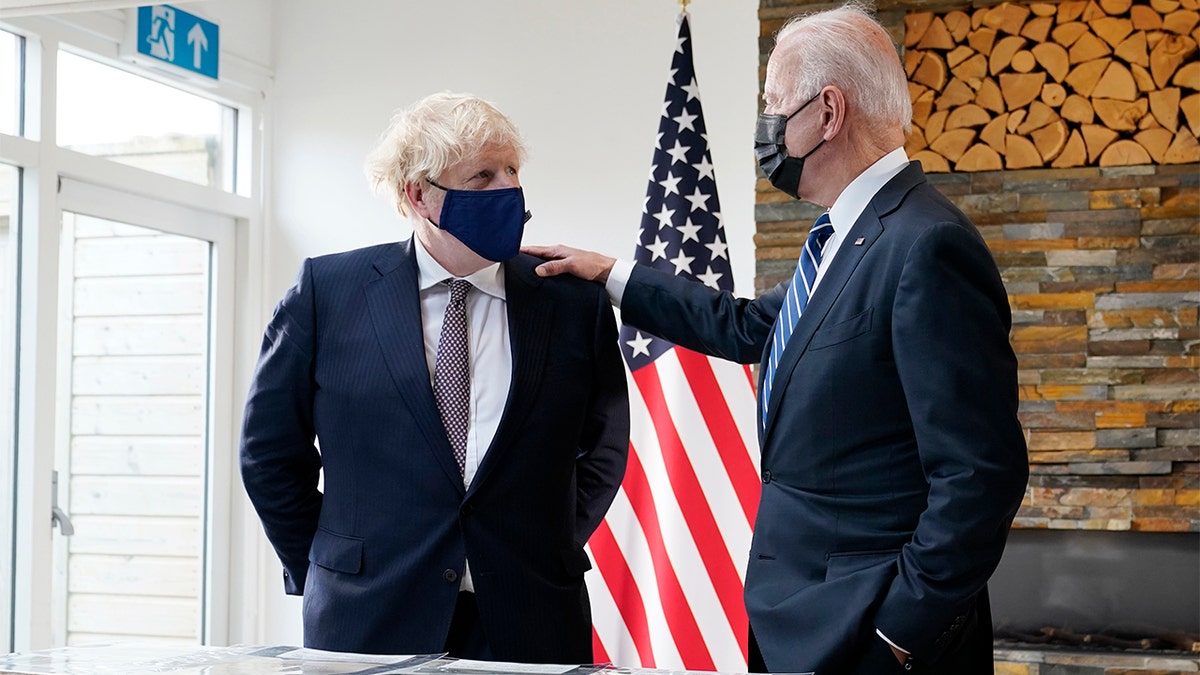 Boris Johnson Joe Biden