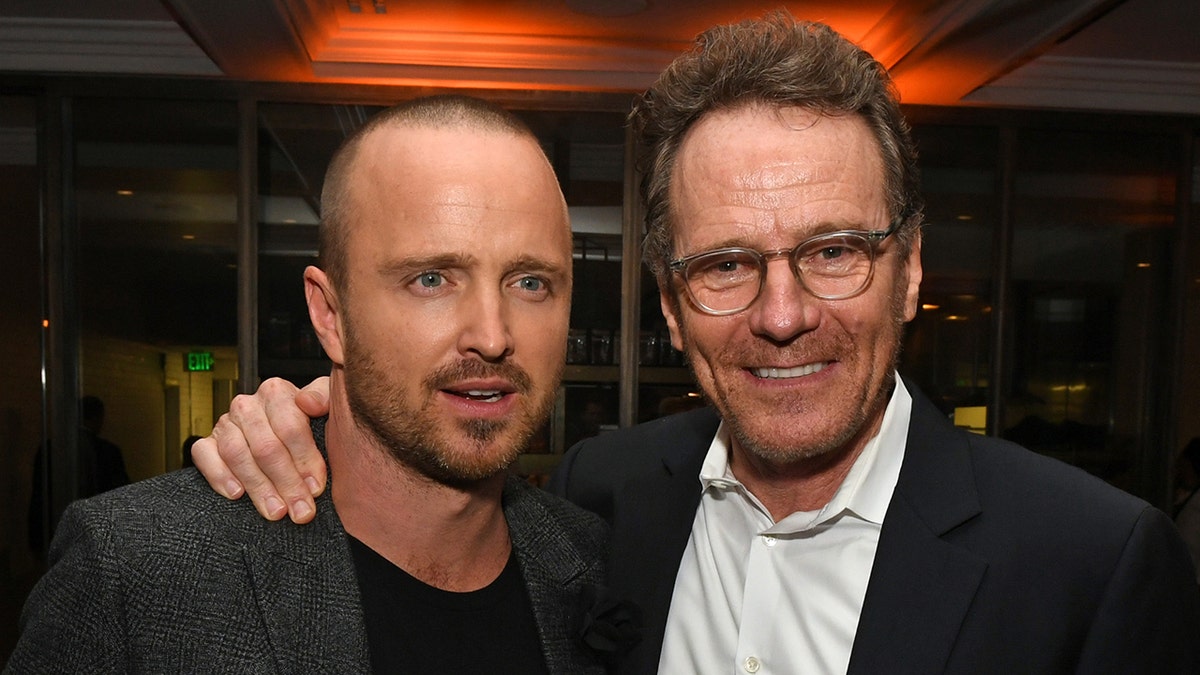 Bryan Cranston and Aaron Paul, stars of Breaking Bad