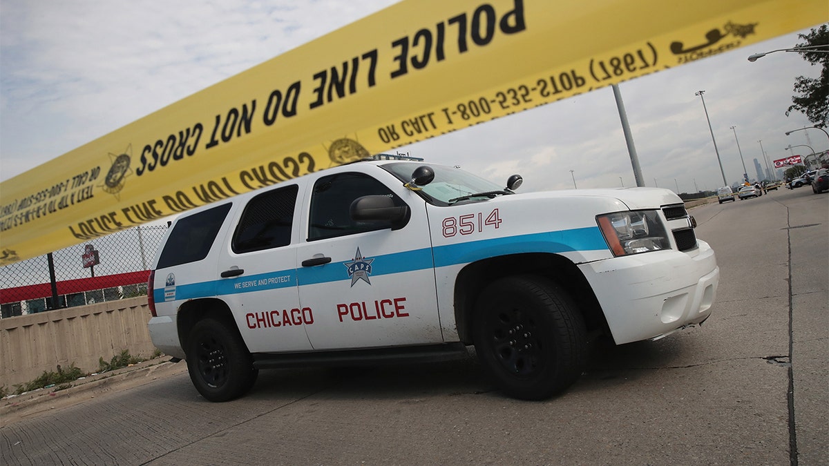 Chicago police cruiser