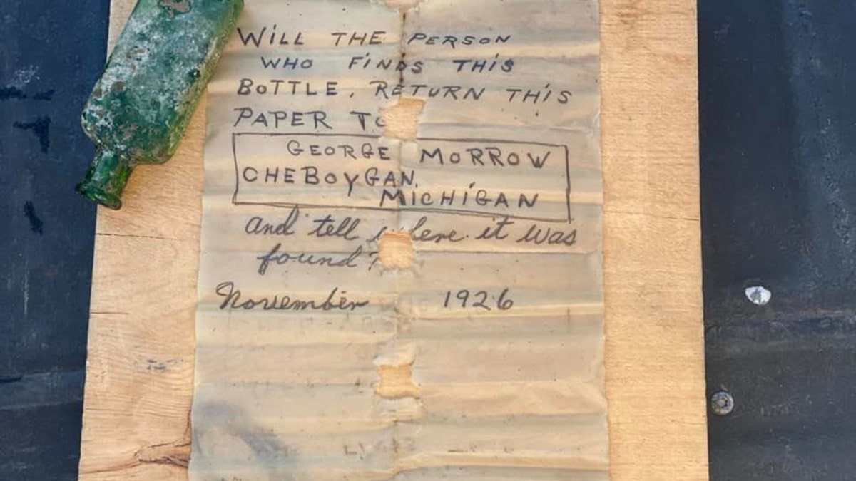 95-Year-Old Message In A Bottle Found!, boat captain Jennifer Dowker, News Without Politics, NWP, amazing non opinionated news stories