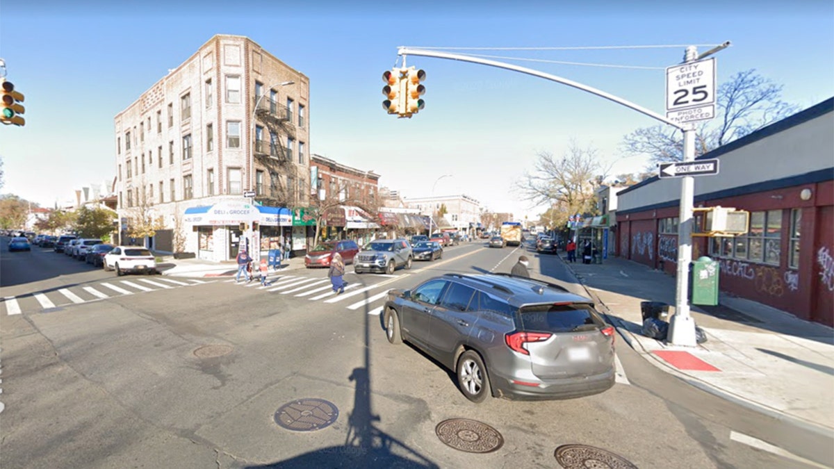The former cop was struck by a bullet at East 3rd Street and Church Avenue in the Kensington section of Brooklyn. 
