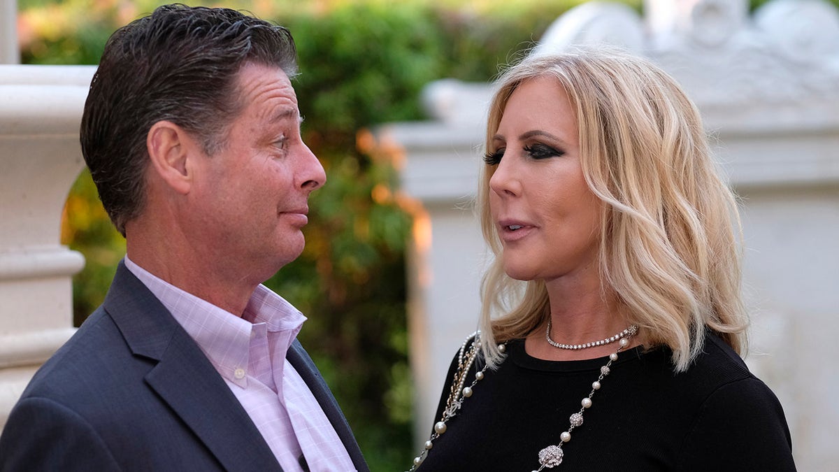Steve Lodge and Vicki Gunvalson appear on an episode of "The Real Housewives of Orange County."