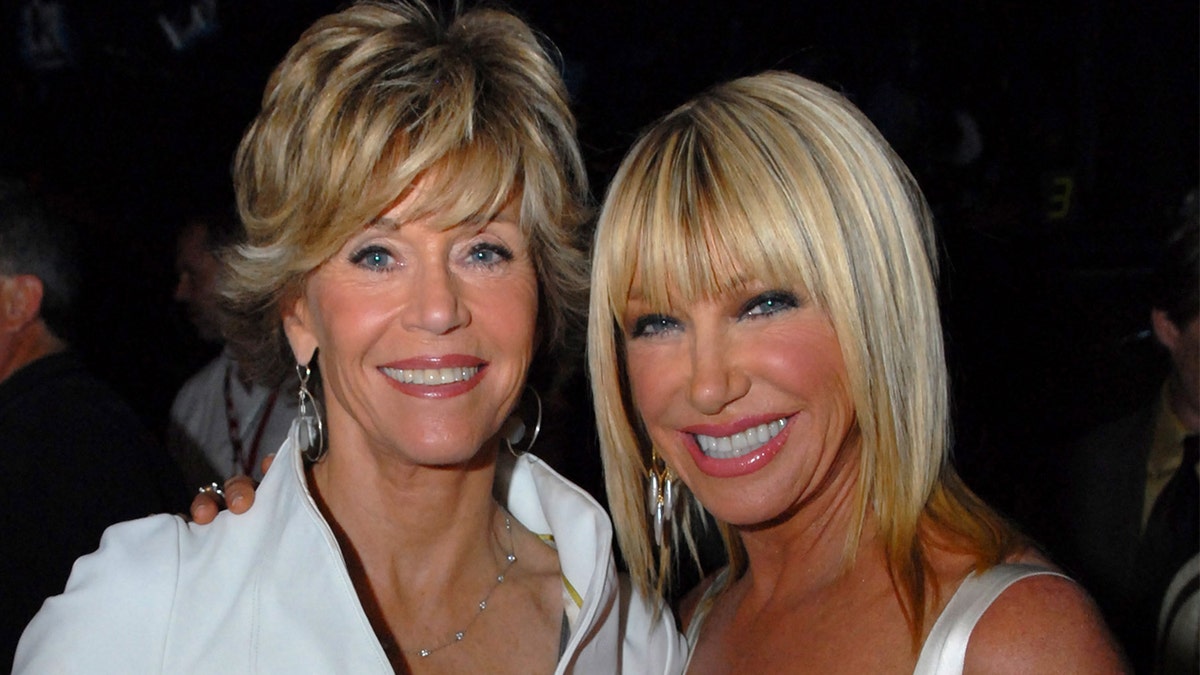 Jane Fonda and Suzanne Somers.