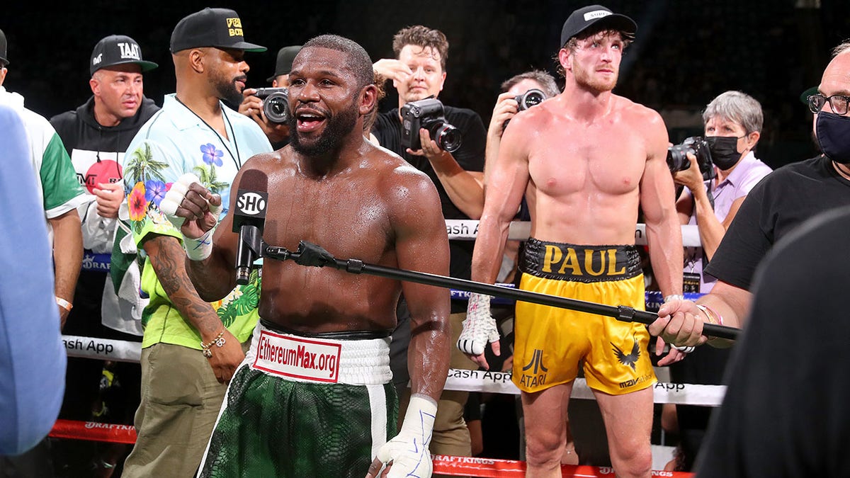 MIAMI GARDENS, FLORIDA - JUNE 06: Mayweather made at least $35 million from the $50 million that was made off of pay-per-view sales from his fight with Logan Paul this month. (Photo by Johnny Nunez/Getty Images)