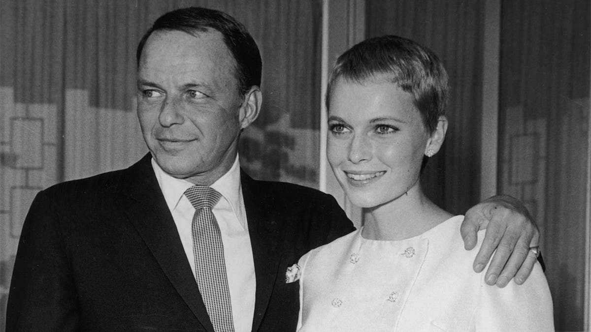 Frank Sinatra and Mia Farrow