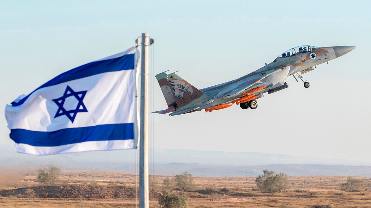 An Israeli Air Force F-15 Eagle fighter plane performs at an air show near the southern Israeli city of Beer Sheva on June 29, 2017. (Jack Guez/AFP via Getty Images)