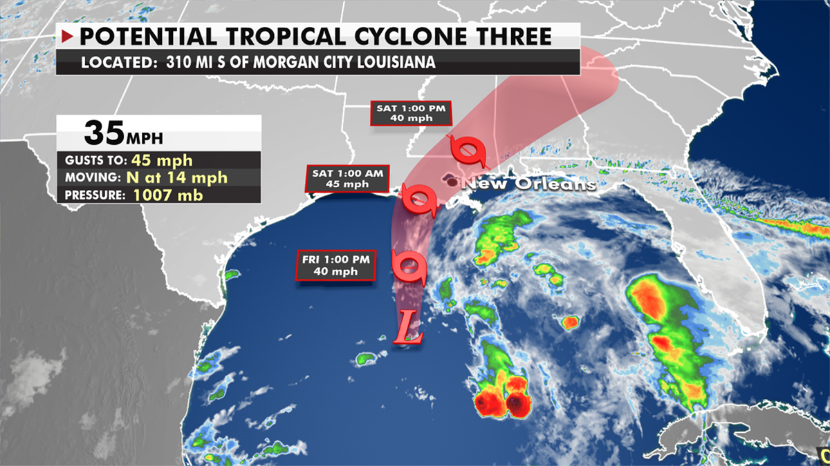 Potential tropical cyclone three