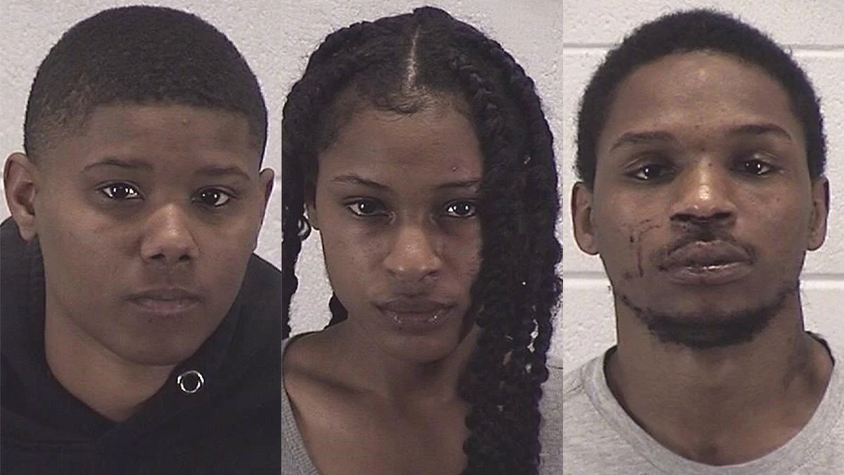 From left to right, Jennifer Taylor, Sheba Taylor and Paul Sherrod.