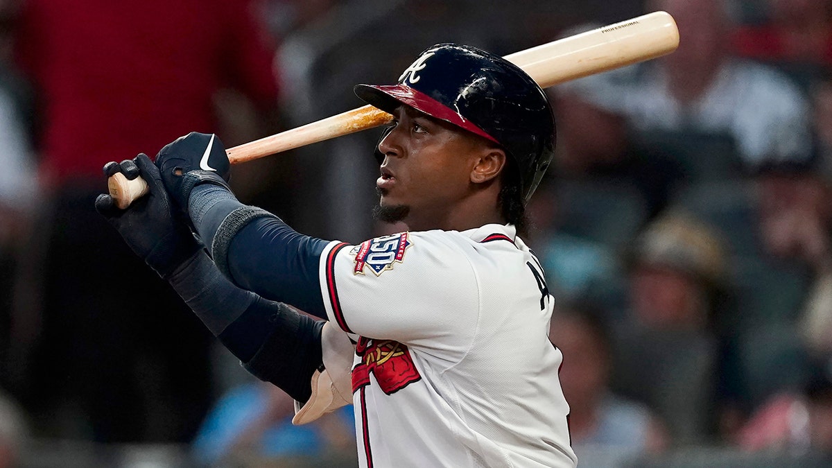 Braves infielder Ozzie Albies breaks finger in first game back from injury