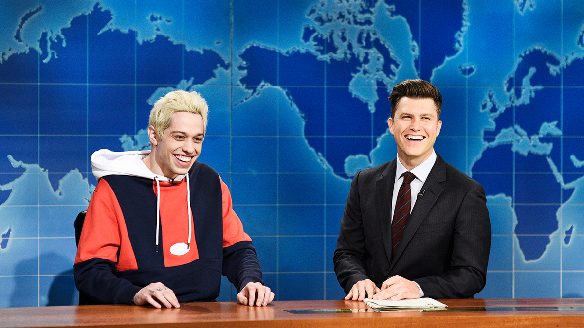 Pete Davidson and Colin Jost jest on Saturday Night Live