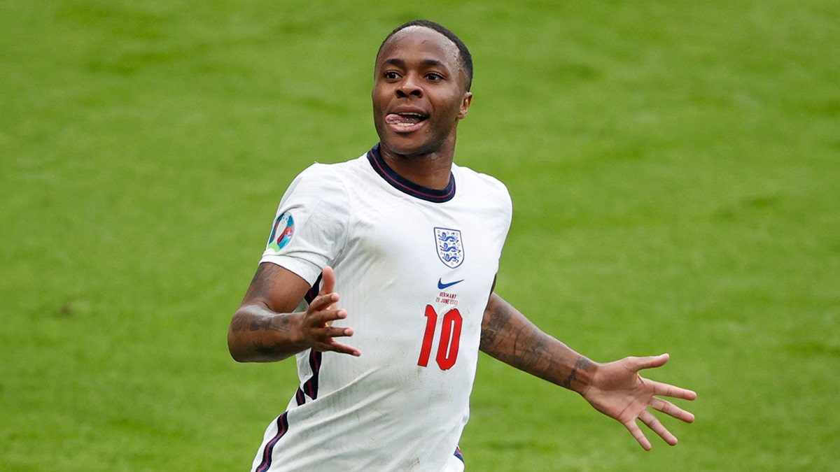 Euro 2021: Raheem Sterling poses with his adorable son after scoring winner  against Germany in epic clash - MyLondon