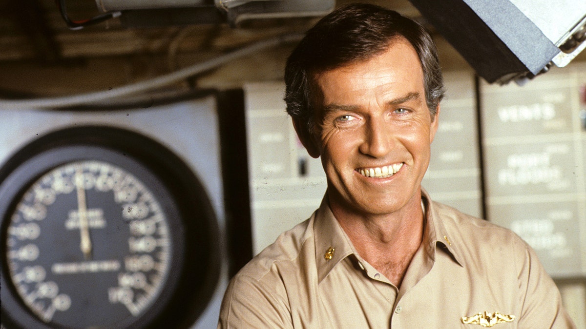 Actor Robert Hogan pictured on the set of ‘Operation Petticoat.’