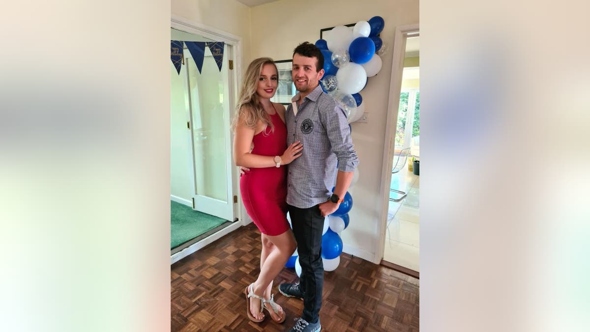 Sian Taylor and her fiancé Andy are doing away with pricey wedding items they don’t need or like to save money. Taylor shared a list of what they're scrapping on TikTok and the video quickly went viral. She has now turned her budget bride tips into a multi-part series. (Sian Taylor)