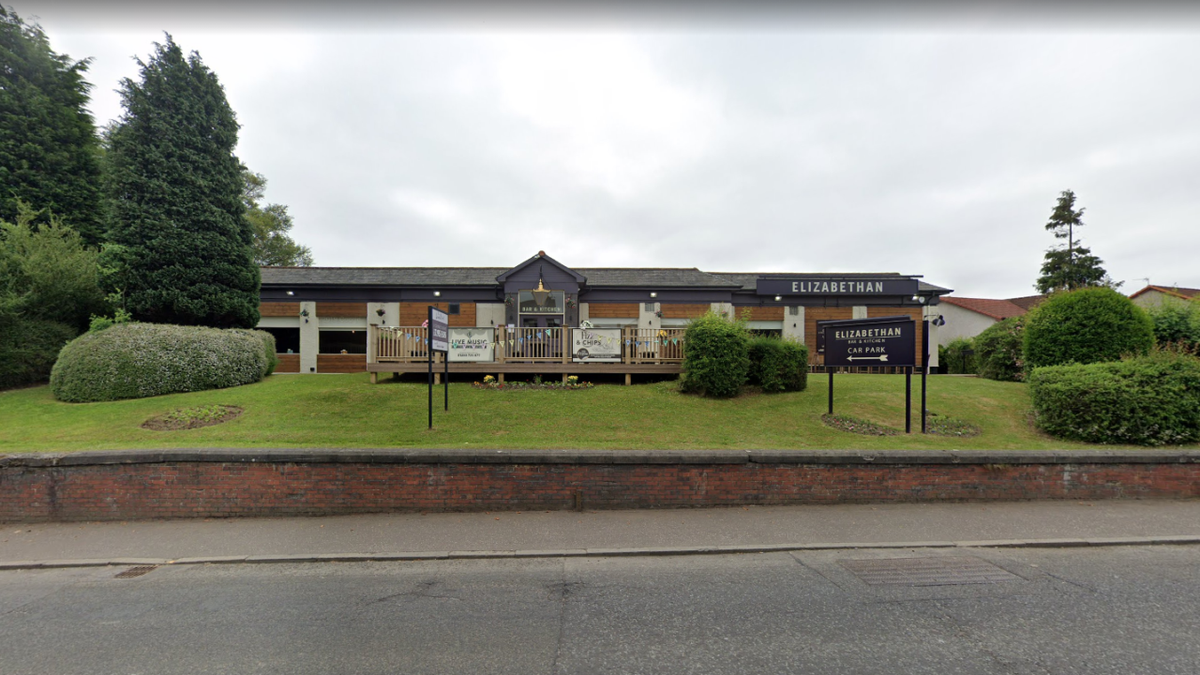 The Elizabethan is located at 110 Halbeath Road in Dunfermline, U.K. This Scottish restaurant and pub is where Ryan Seymour's stolen wallet was found, which was said to be discovered in a nearby hedge. (Google Maps)