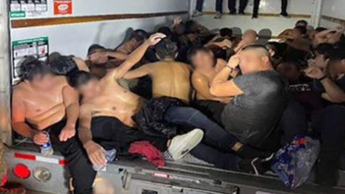 More than 30 illegal immigrants packed into the back of U-Haul in sweltering heat.