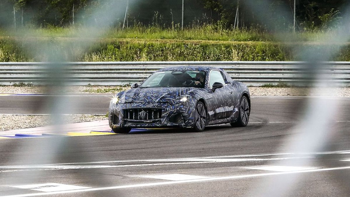 The 2023 Maserati Granturismo will be available with an all-electric powertrain.