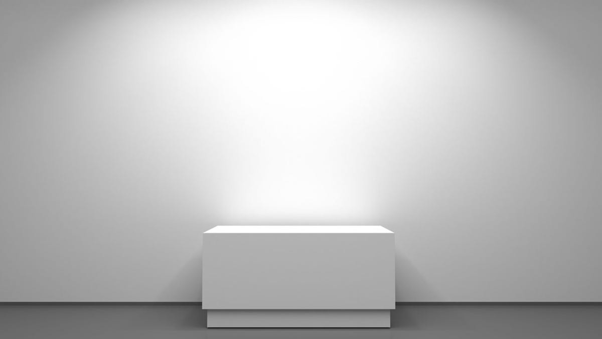 3d illuminated podium